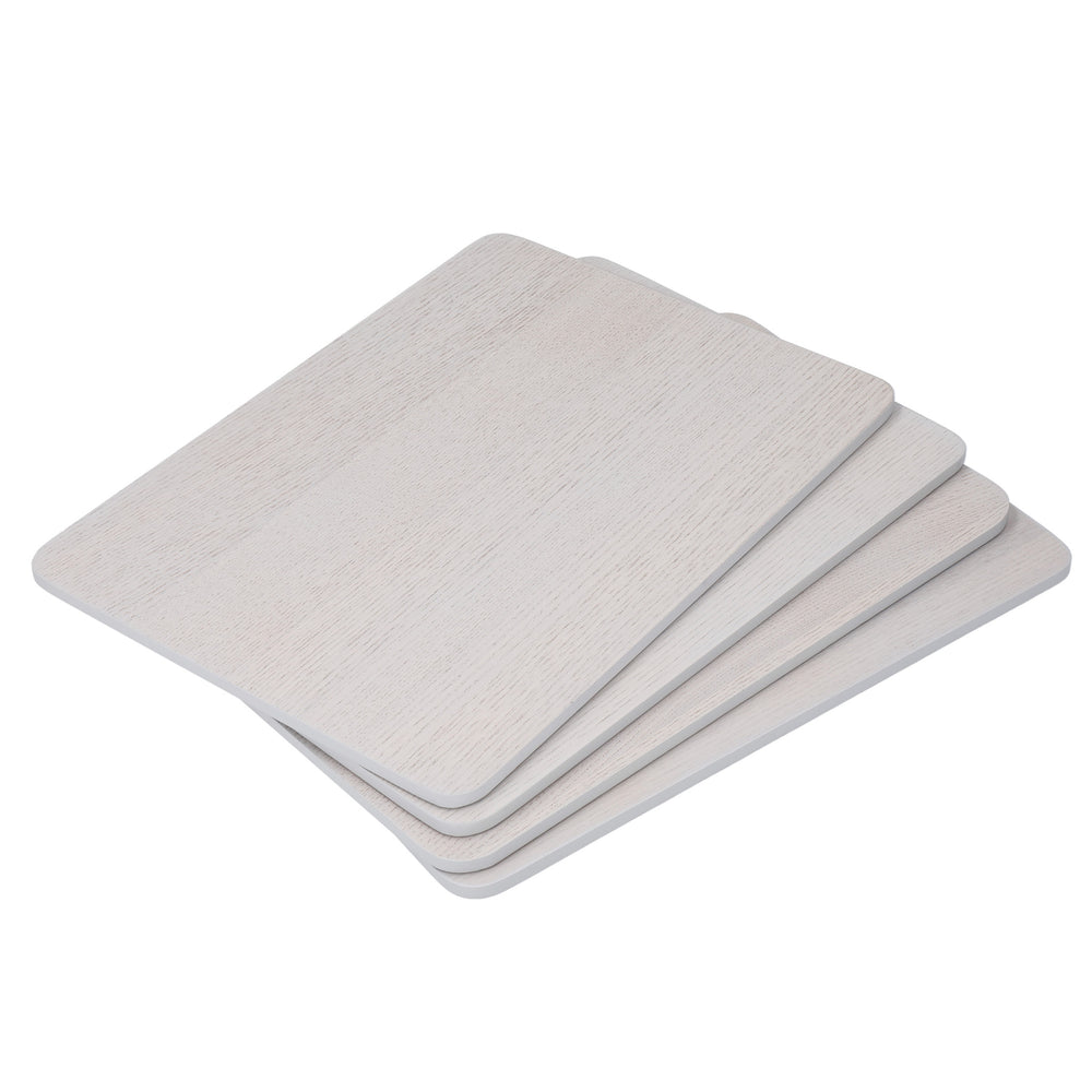 Creative Tops Naturals Wood Veneer Pack Of 4 Placemats Grey