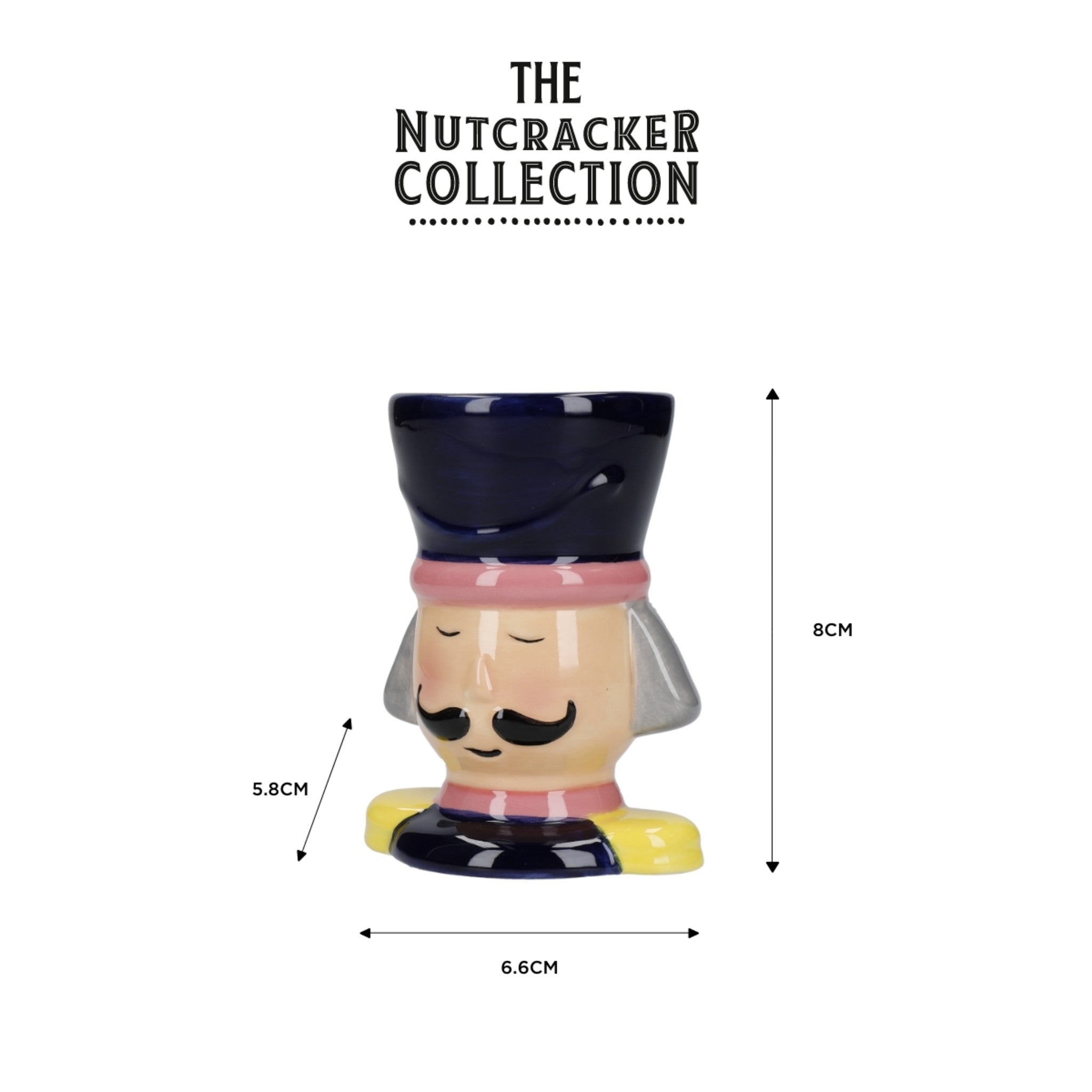 KitchenCraft The Nutcracker Collection Egg Cup Nutcracker Soldier