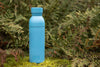 BUILT Planet Bottle, 500ml Recycled Reusable Water Bottle with Leakproof Lid - Blue image 14