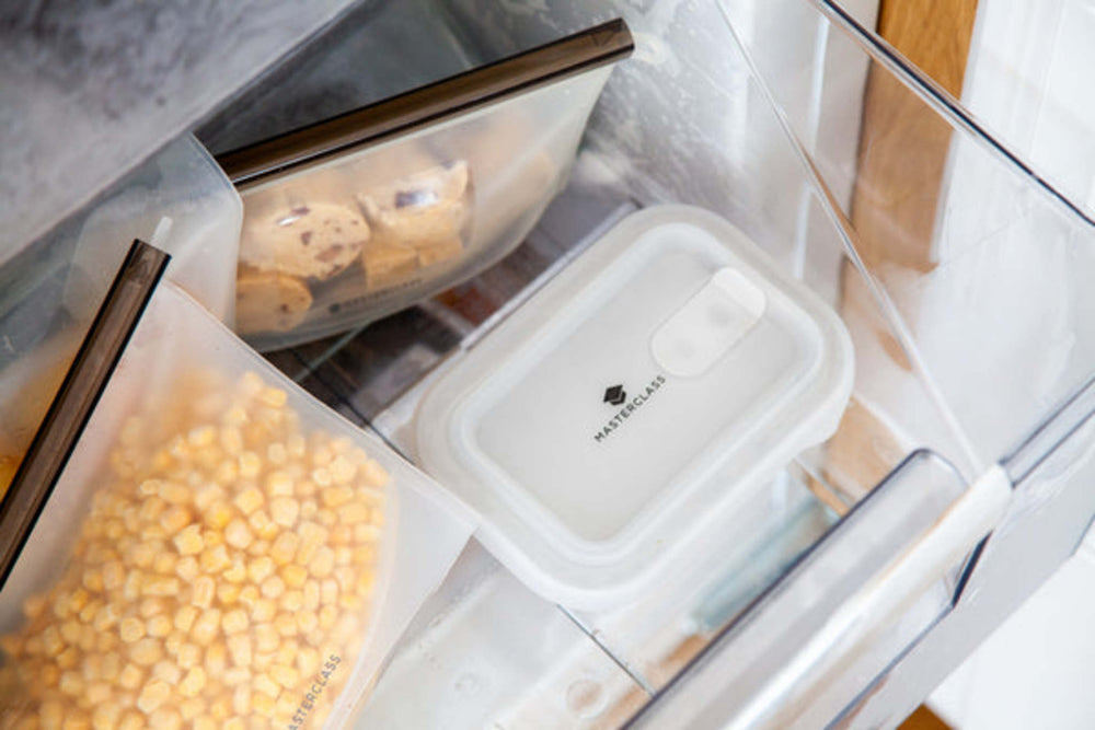 MasterClass All-in-One Stainless Steel Storage Container Set, 6 pc, freezer, microwave & oven safe