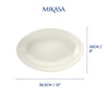 Mikasa Cranborne Stoneware Serving Bowl, 30.5cm, Cream image 8