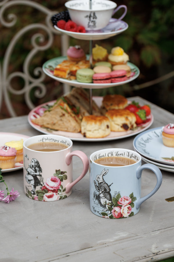 Mikasa and the V&A Alice In Wonderland 'His And Hers' Bone China Mugs, Set of 2, 380ml image 6