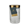 MasterClass Airtight Medium Glass Food Storage Jar with Brass Lid image 4