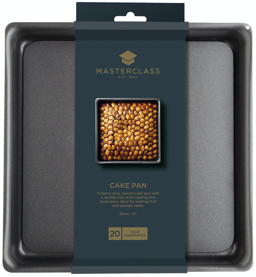 MasterClass Non-Stick Loose Base Deep Cake Pan, 23cm