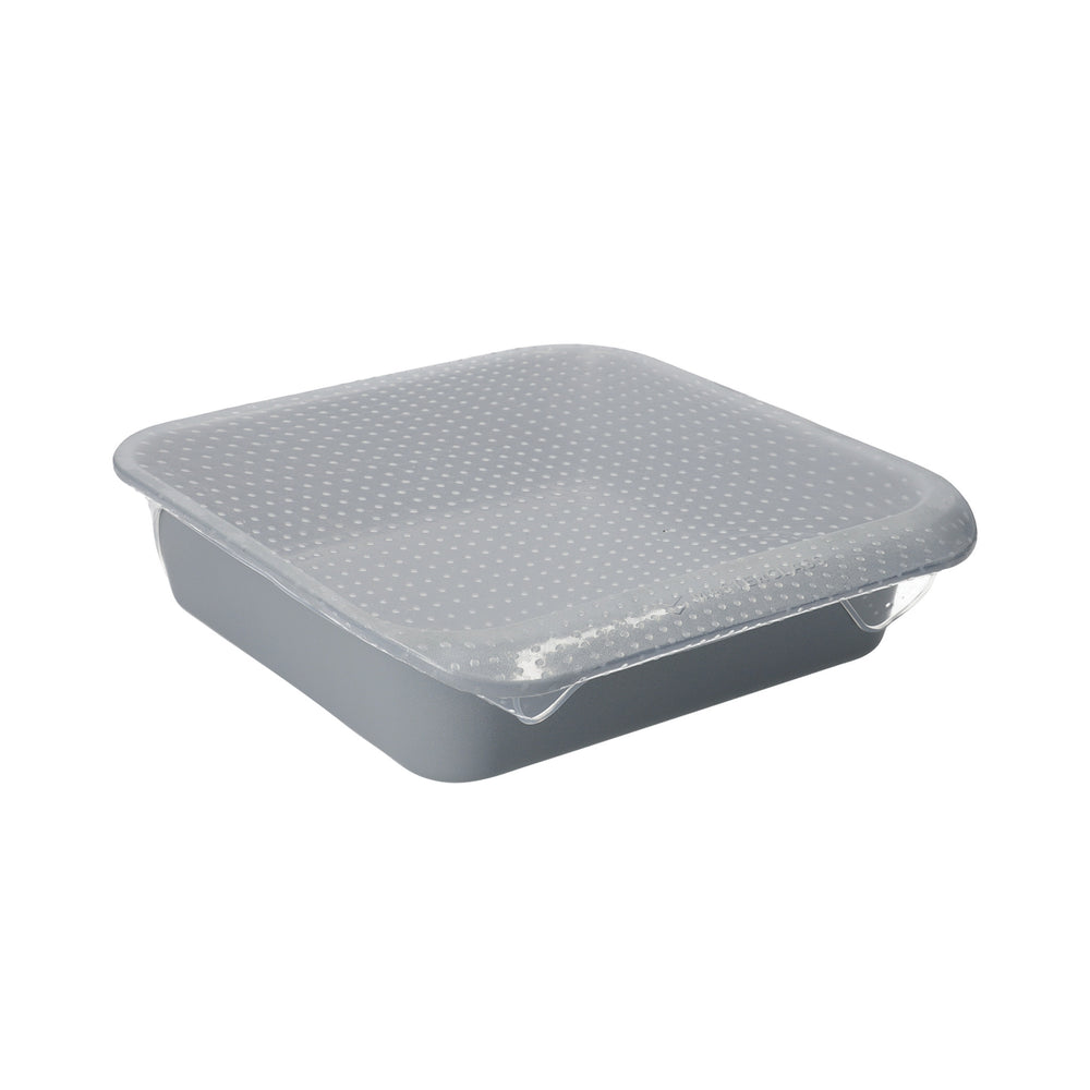 MasterClass Set of 4 Silicone Stretch Lids - Reusable Eco-Friendly Cling Film Alternatives