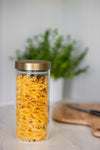 MasterClass Airtight Large Glass Food Storage Jar with Brass Lid image 6
