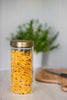 MasterClass Airtight Large Glass Food Storage Jar with Brass Lid
