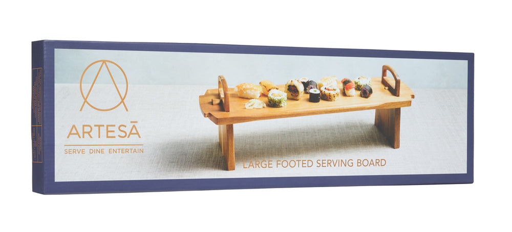 Artesà Extra Large Acacia Wood Antipasti Platform Platter