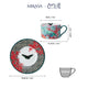 Mikasa x Sarah Arnett Porcelain Cup and Saucer, 250ml