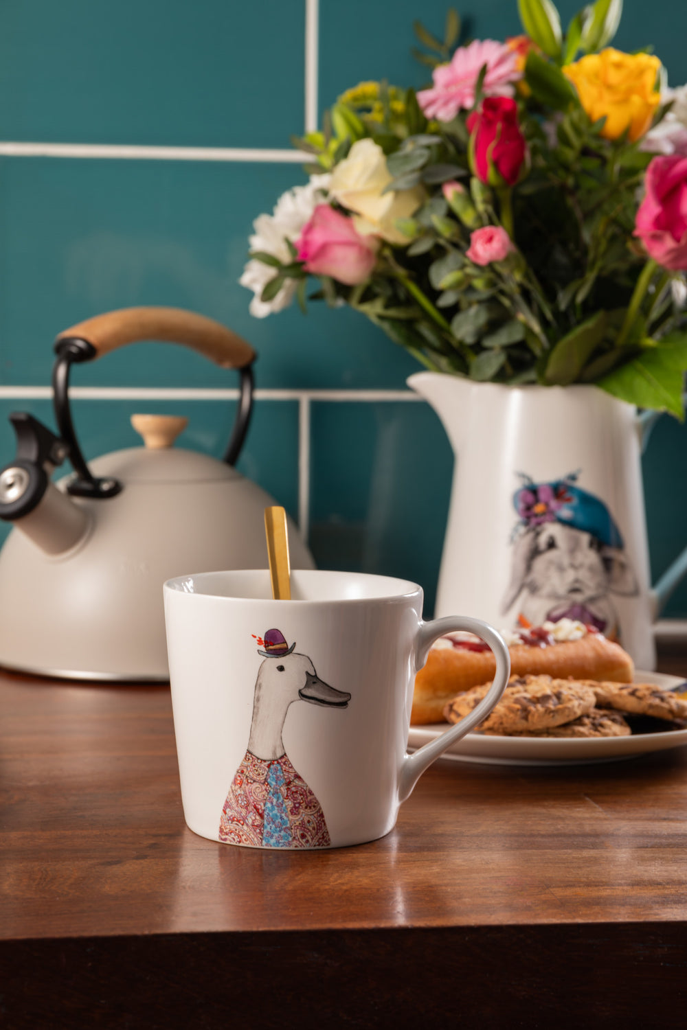 Mikasa Tipperleyhill Duck Fine China Mug, 13 x 9 x 9CM, 380ML