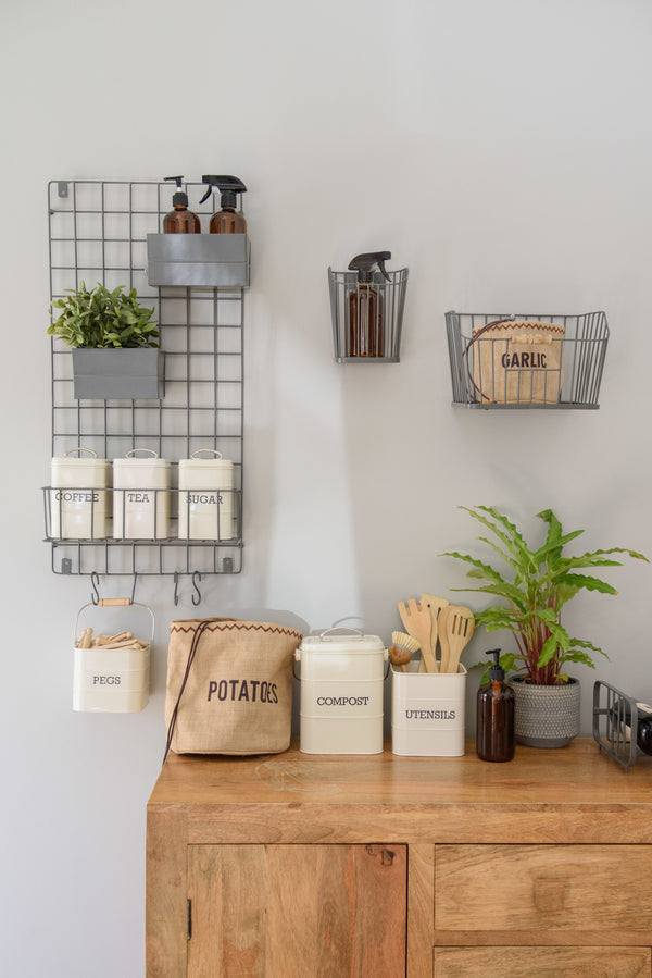 KitchenCraft Living Nostalgia Small Stackable Wire Storage Basket image 5