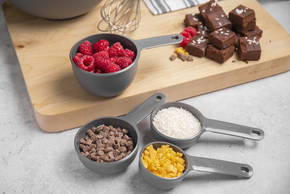 KitchenAid 4pc Measuring Cup Set - Charcoal Grey
