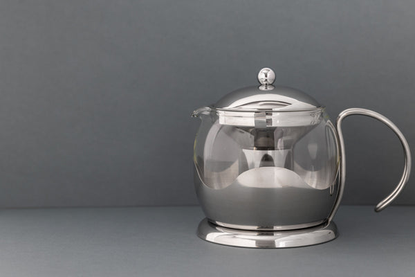 La Cafetière Izmir 1.2L Glass Teapot with Infuser - Stainless Steel image 2