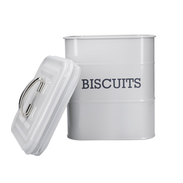 Living Nostalgia French Grey Biscuit Tin image 7