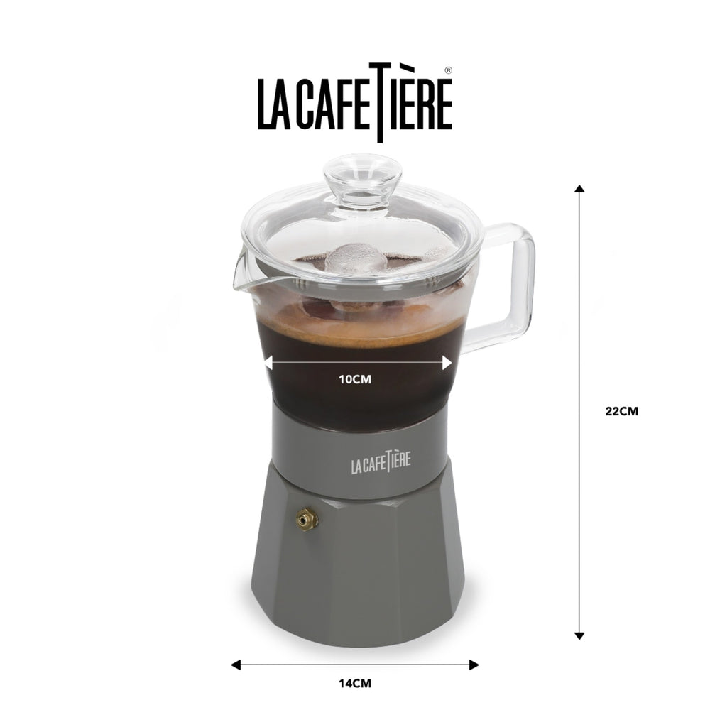 La Cafetière Verona Glass Espresso Maker - 6 Cup, Latte