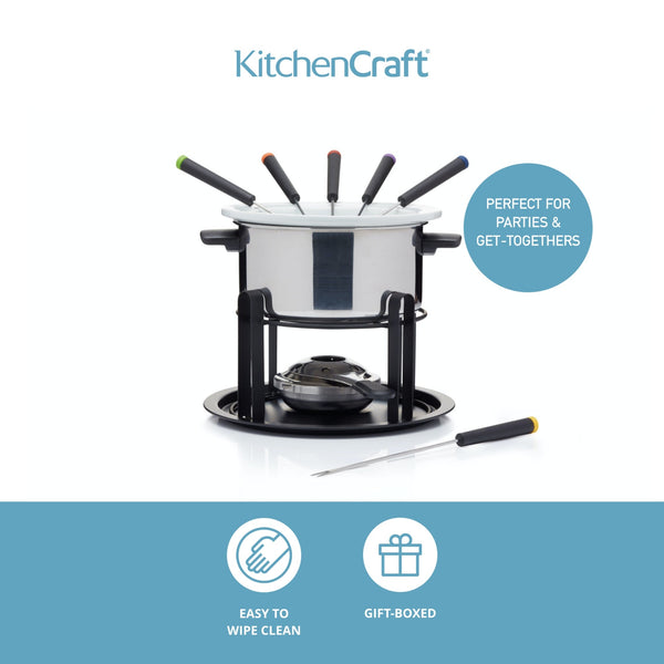 KitchenCraft Deluxe Fondue Set image 9
