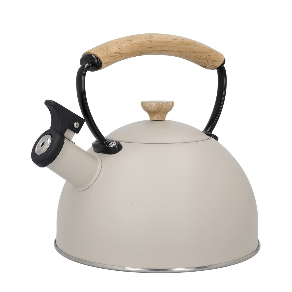 La Cafetière Latte Whistling Kettle with Wooden Handle, 1.6L