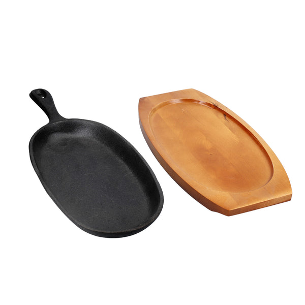 KitchenCraft World of Flavours Oriental Iron Sizzle Platter image 3