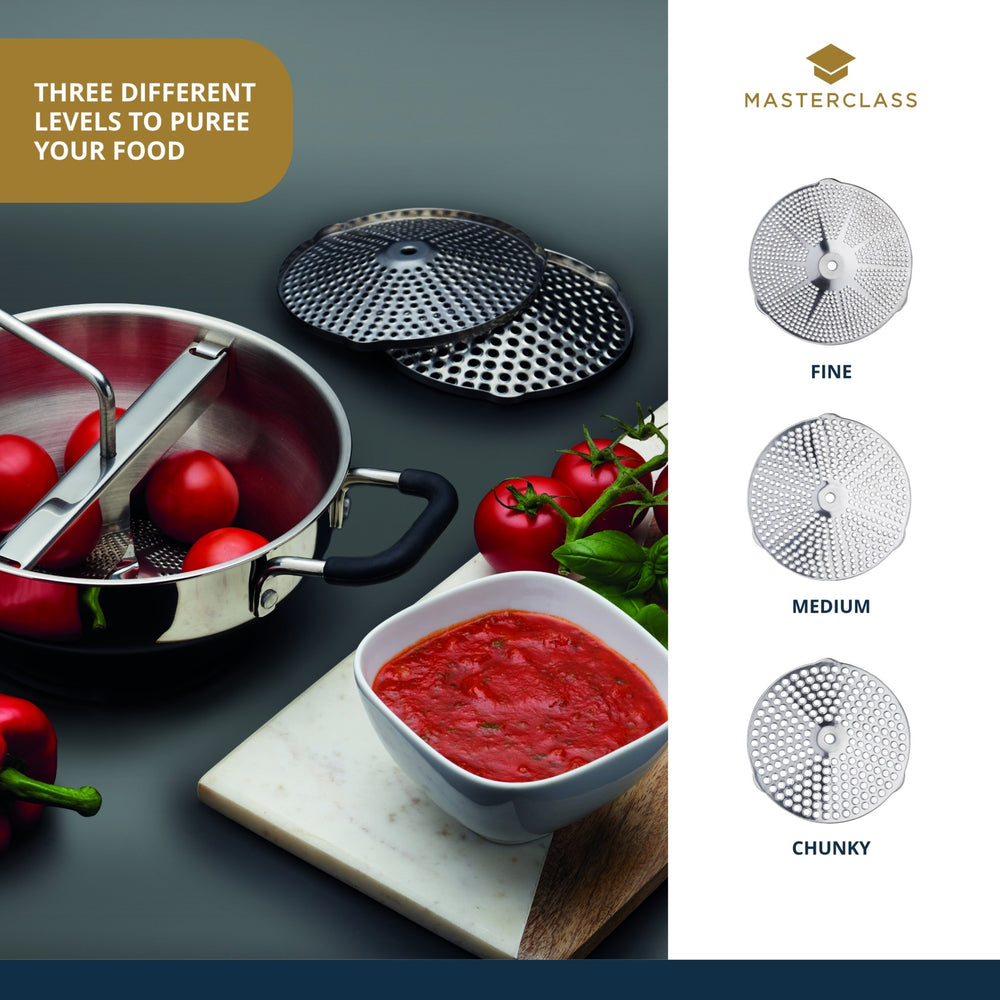 MasterClass Heavy-Duty Rotary Food Mill / Puree Maker