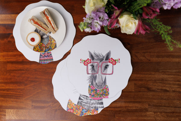 Mikasa x Tipperleyhill Scallop-Shaped Placemats, Set of 4, 29cm image 5