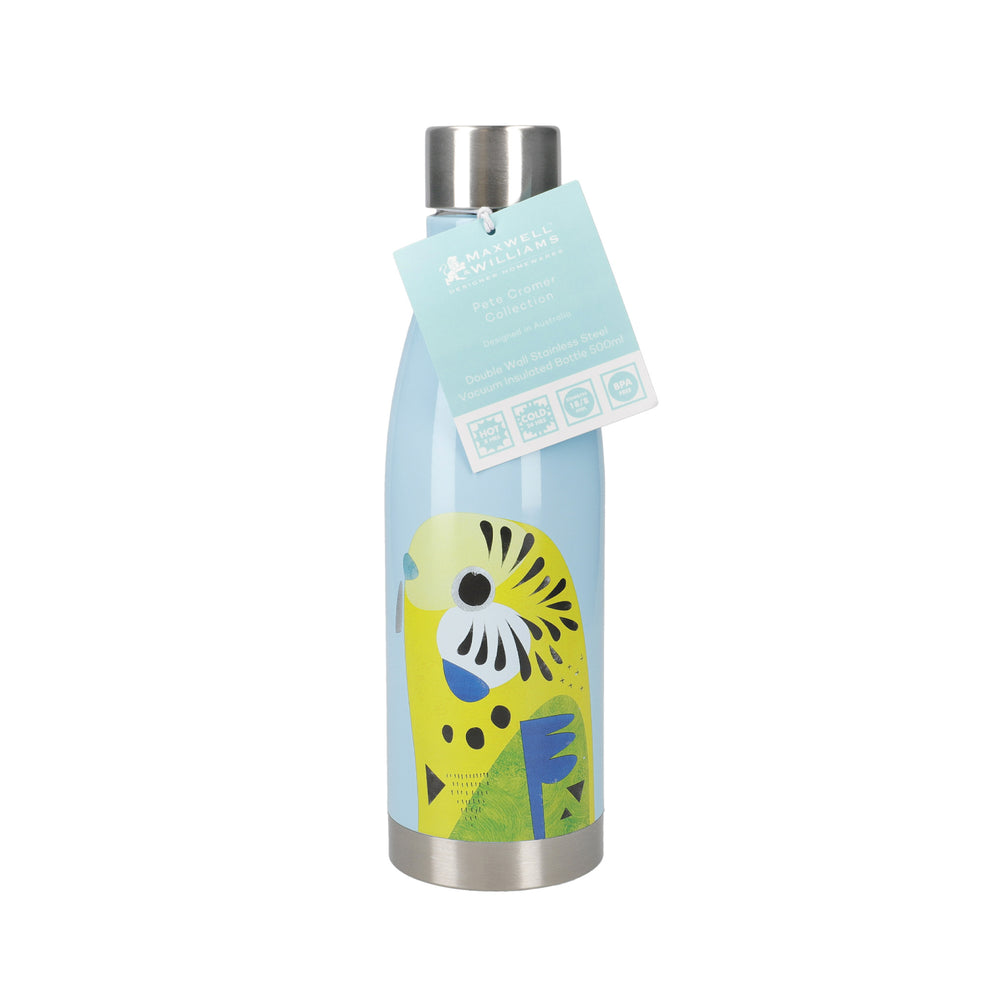 Maxwell & Williams Pete Cromer 500ml Budgerigar Double Walled Insulated Bottle