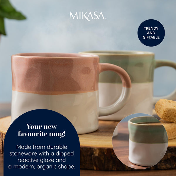 Mikasa Ombre Green and White Mug, 350ML image 9