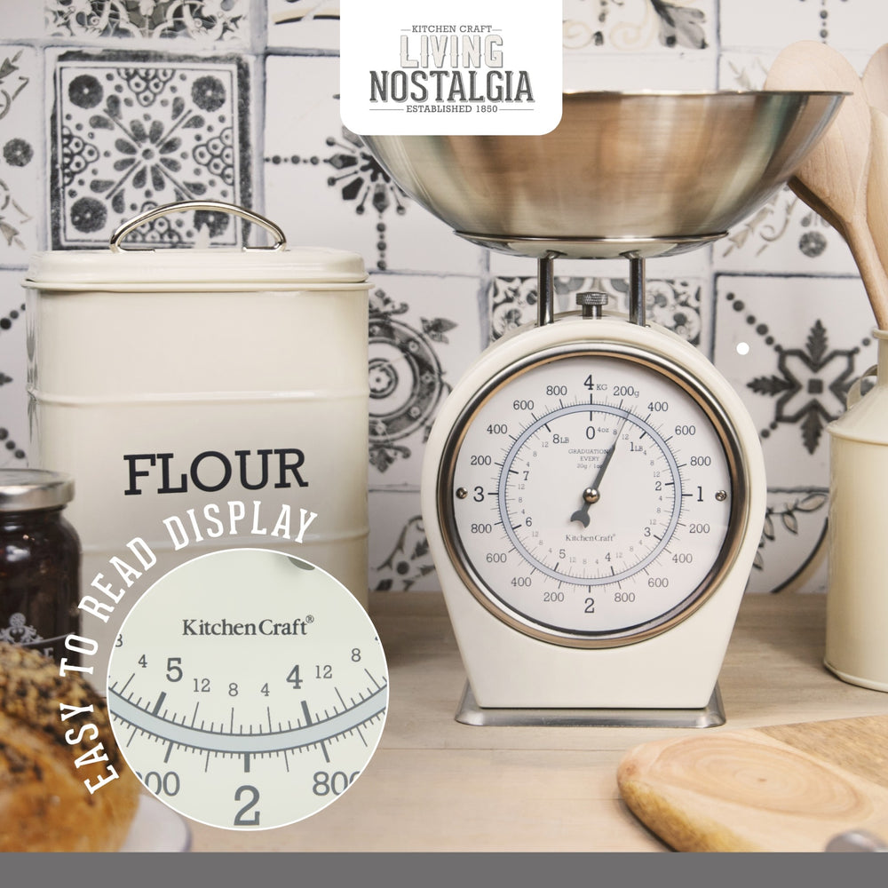 Living Nostalgia Antique Cream Mechanical Scales