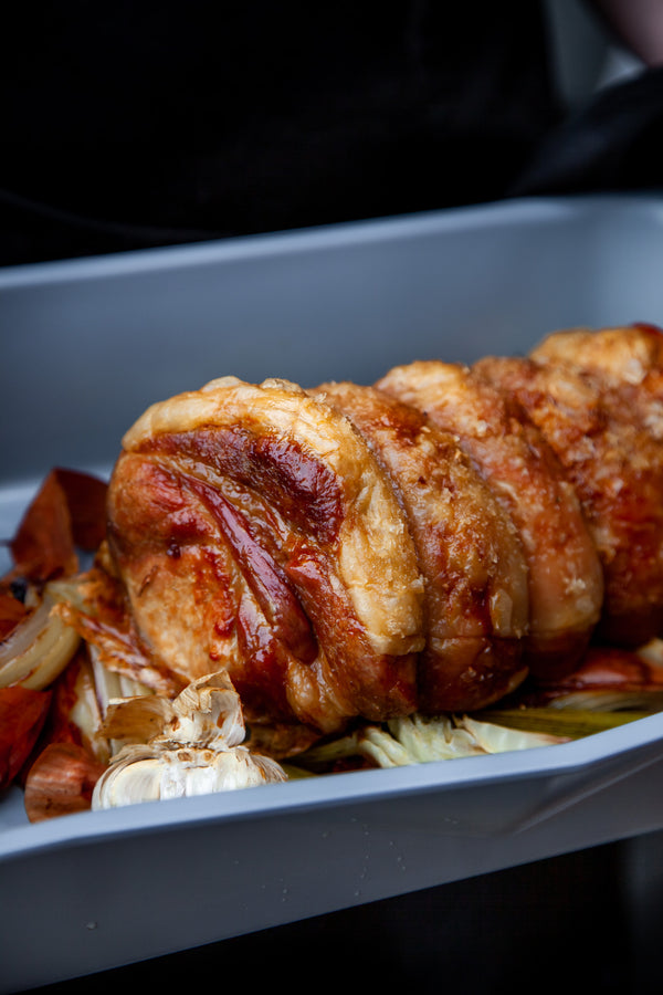 MasterClass Smart Ceramic Large Roasting Tin with Robust Non-Stick Coating, Carbon Steel - Grey image 2