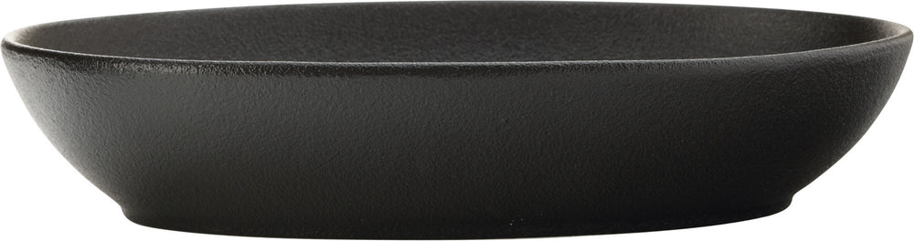 16pc Black Dinnerware Set with 4x 25cm Plates, 4x 35cm Plates, 4 x 25cm Bowls and 4x 30cm Bowls - Caviar