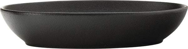 16pc Black Dinnerware Set with 4x 25cm Plates, 4x 35cm Plates, 4 x 25cm Bowls and 4x 30cm Bowls - Caviar image 5