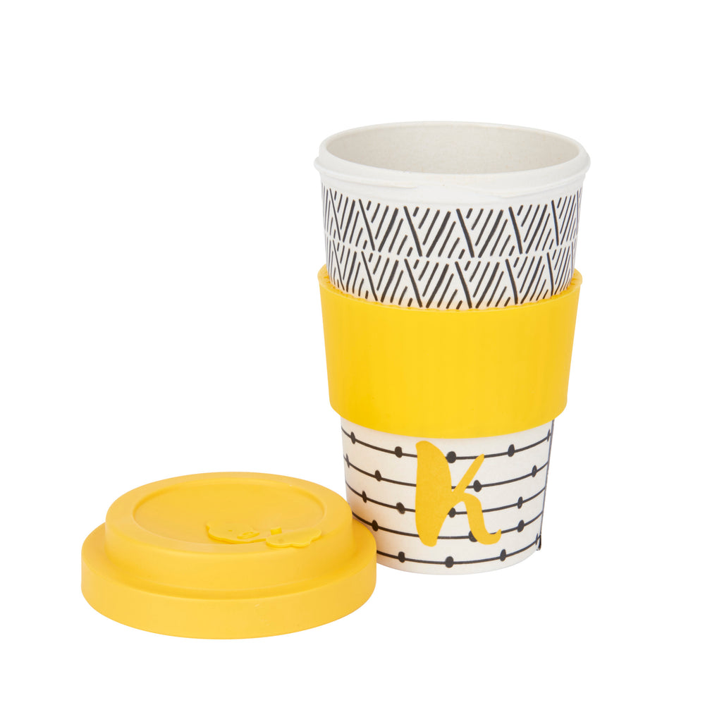 KitchenCraft 410ml Bamboo A to Z Letter 