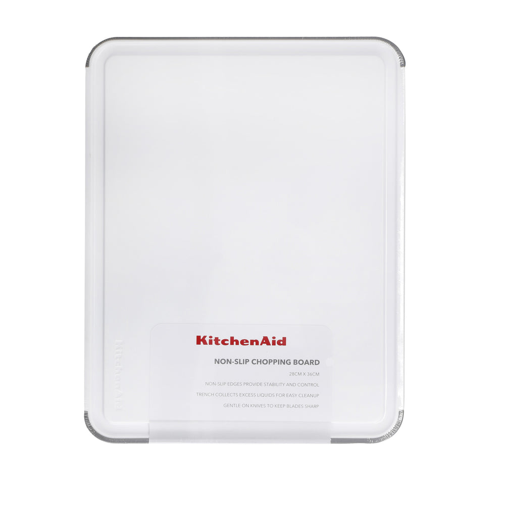 KitchenAid Classic Polypropylene Non-slip Chopping Board, 35 x 28cm