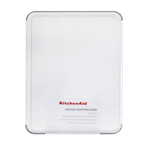 KitchenAid Classic Polypropylene Non-slip Chopping Board, 35 x 28cm image 4