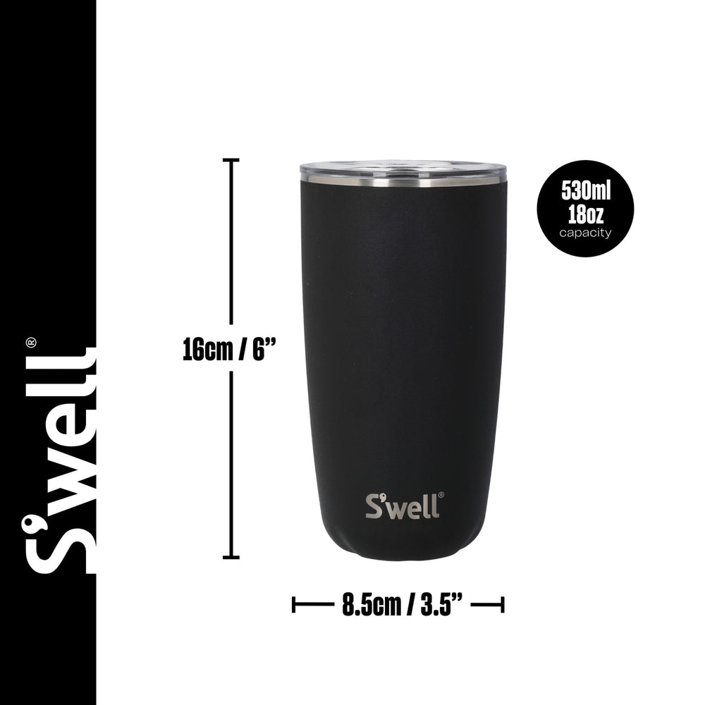 S'well Onyx Tumbler with Lid, 530ml