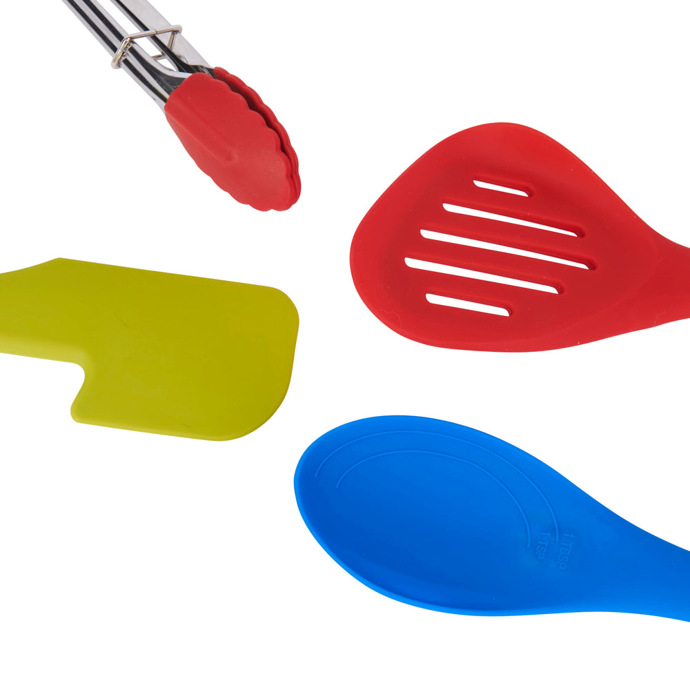 Colourworks 5-Piece Silicone Kitchen Utensils Set