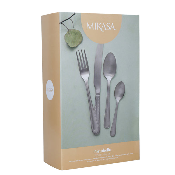 Mikasa Portobello Stainless Steel Cutlery Set, 16 Piece image 4