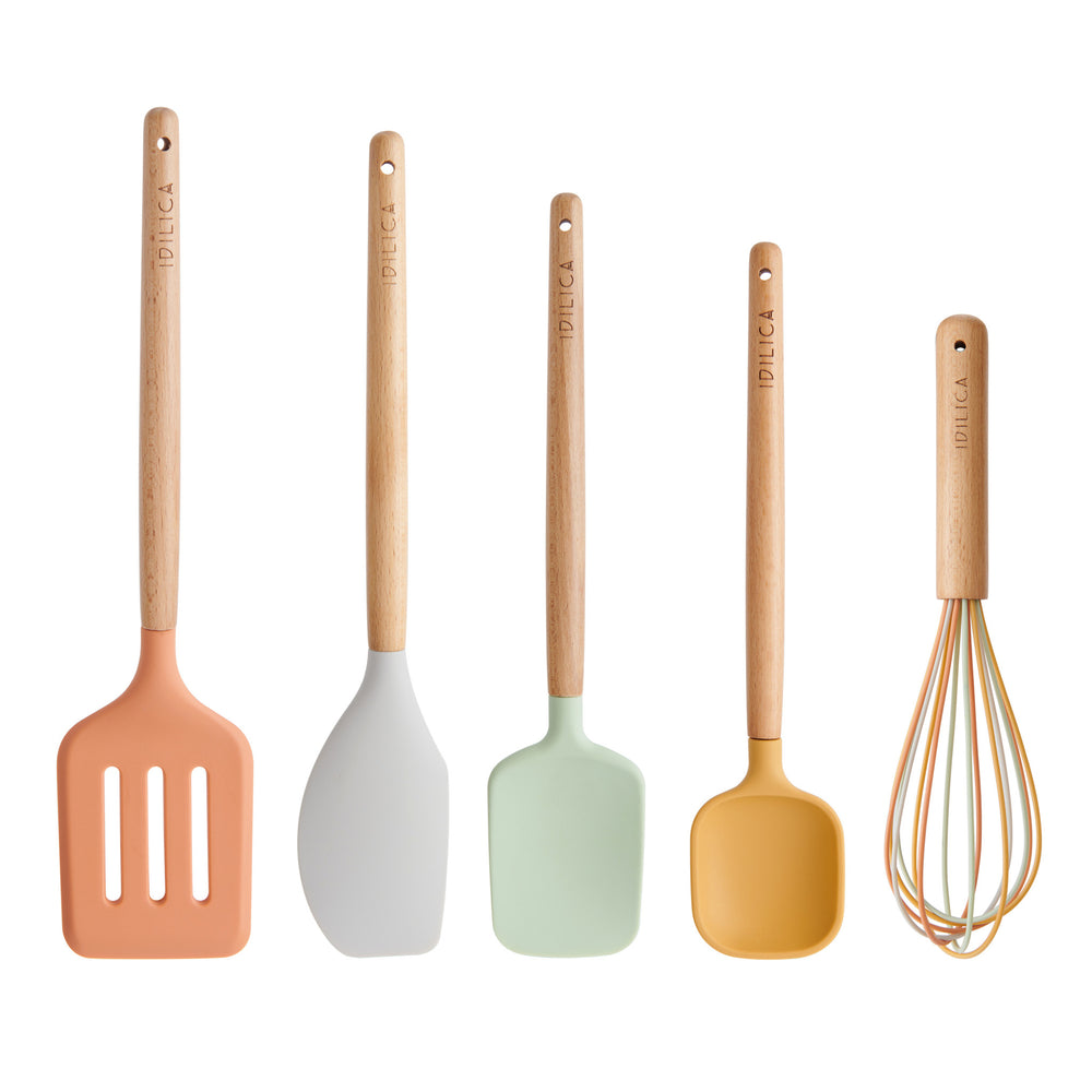 KitchenCraft Idilica Silicone Tool Set, Set of 5 image 1