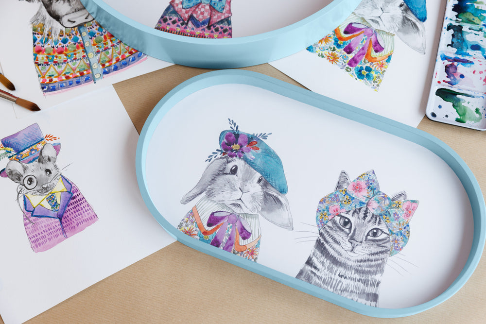 Mikasa x Tipperleyhill Oval Serving Tray, 38cm