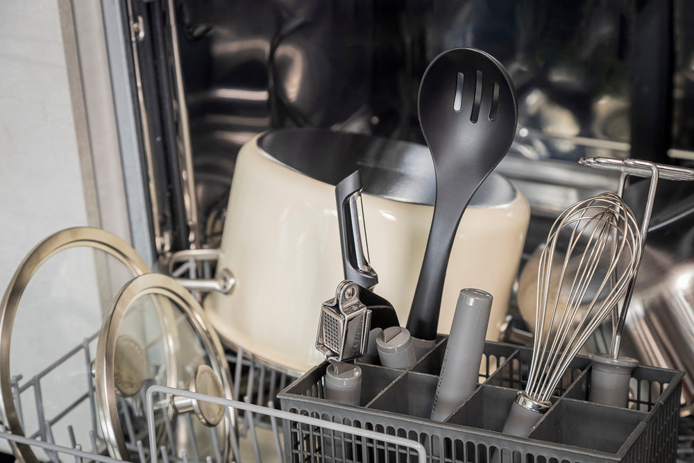 KitchenAid 3pc Soft Grip Spoon, Turner and Basting Spoon Set in Charcoal Grey