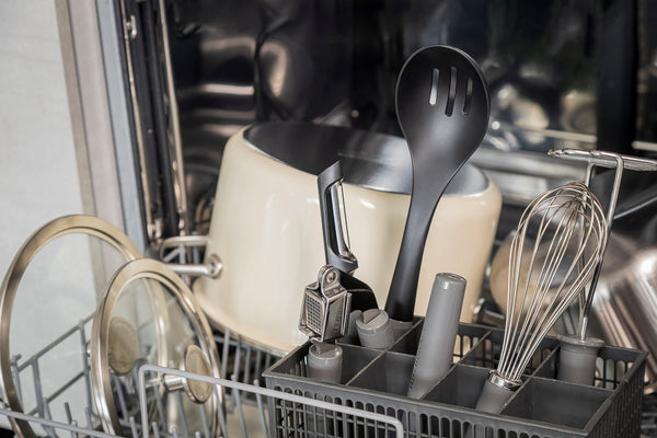 KitchenAid 3pc Soft Grip Spoon, Turner and Basting Spoon Set in Charcoal Grey image 4