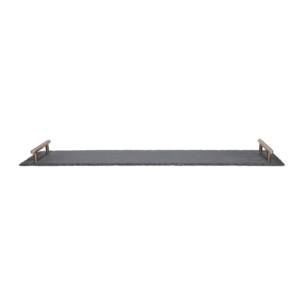 Artesà Hand Finished Serving Platter with Copper Handles