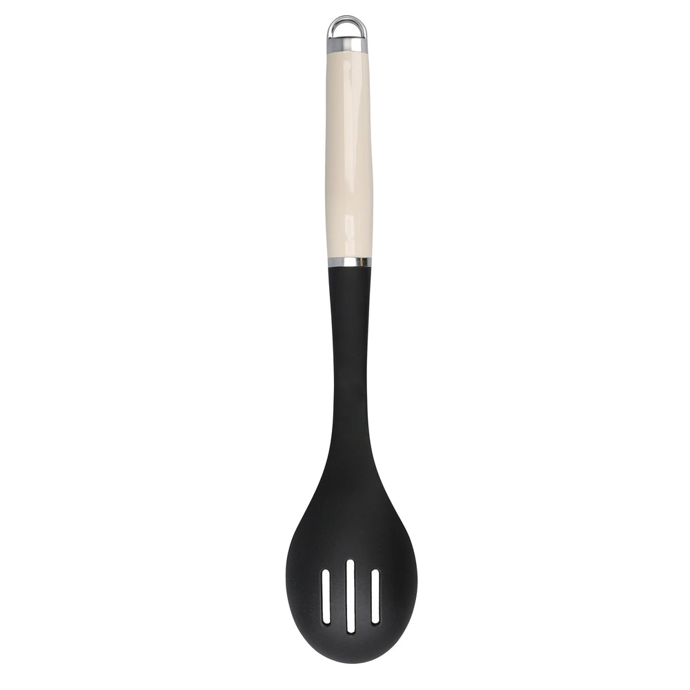 KitchenAid Nylon Slotted Spoon – Almond Cream
