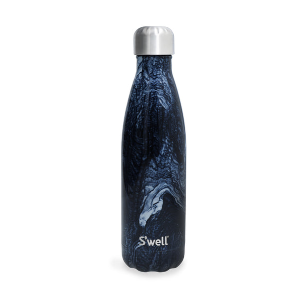 S'well 2pc Travel Bottle Set with Stainless Steel Water Bottle, 500ml, Azurite Marble and Blue Bottle Handle image 3