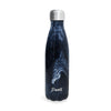 S'well 2pc Travel Bottle Set with Stainless Steel Water Bottle, 500ml, Azurite Marble and Blue Bottle Handle