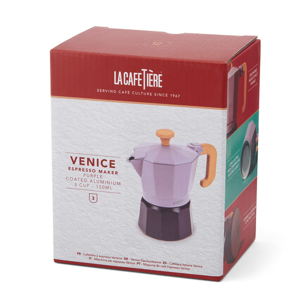 La Cafetière Espresso Pot 3 Cup, Purple image 4