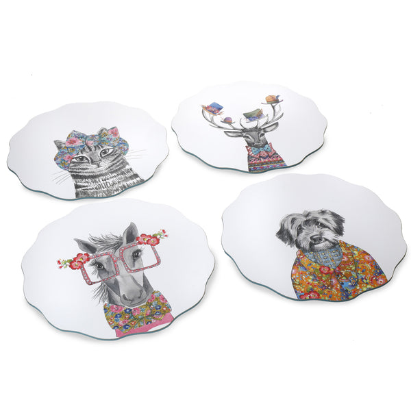 Mikasa x Tipperleyhill Scallop-Shaped Placemats, Set of 4, 29cm image 14