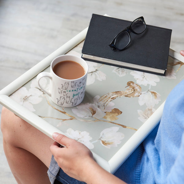 Creative Tops Duck Egg Floral Laptray image 5