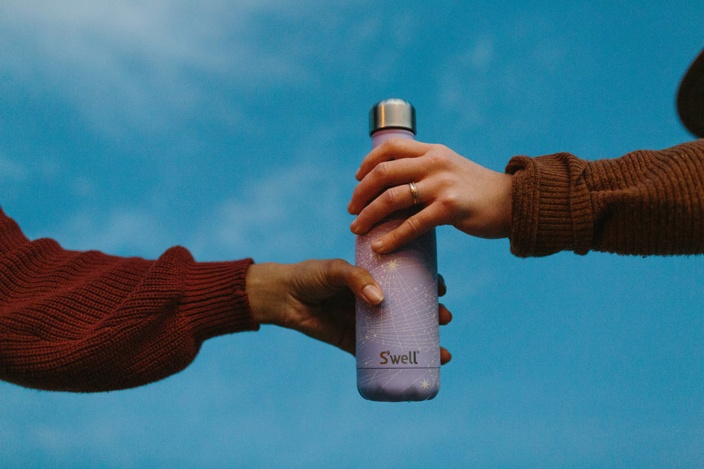 S'well Periwinkle Stars Drinks Bottle, 500ml