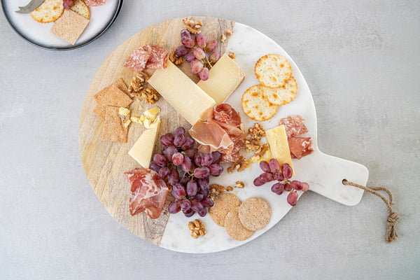 MasterClass Gourmet Prep & Serve Wood & Marble Paddle Board image 5