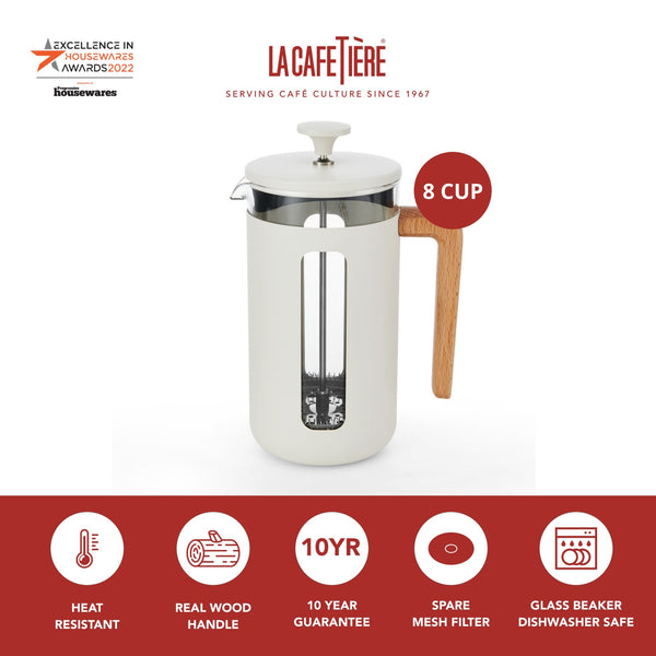 La Cafetière Pisa 8-Cup Cafetière, Flint image 6